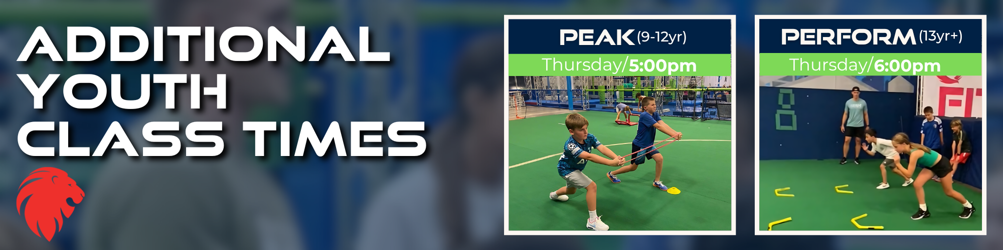New Youth Class times added on Thursdays based on your feedback, enhancing your experience at Strong.