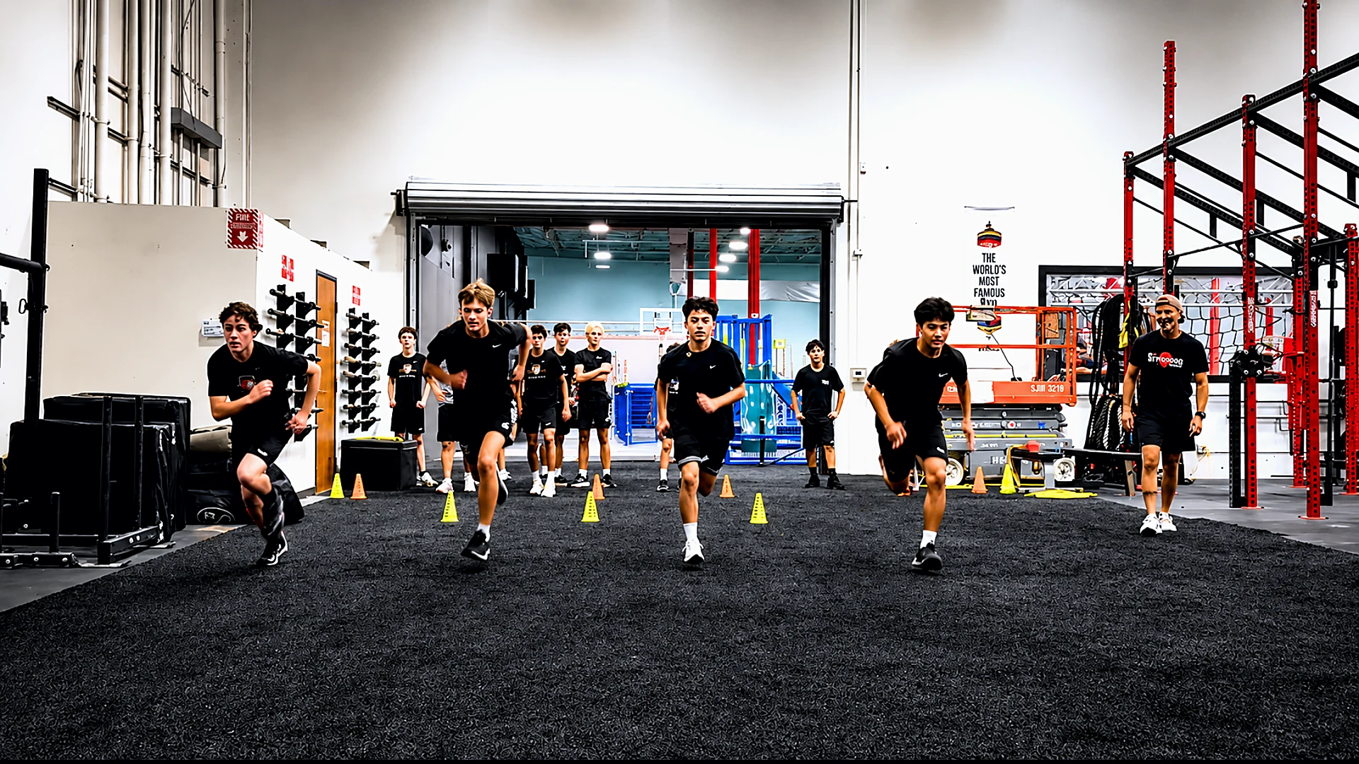 Young athletes training at Strong Fitness